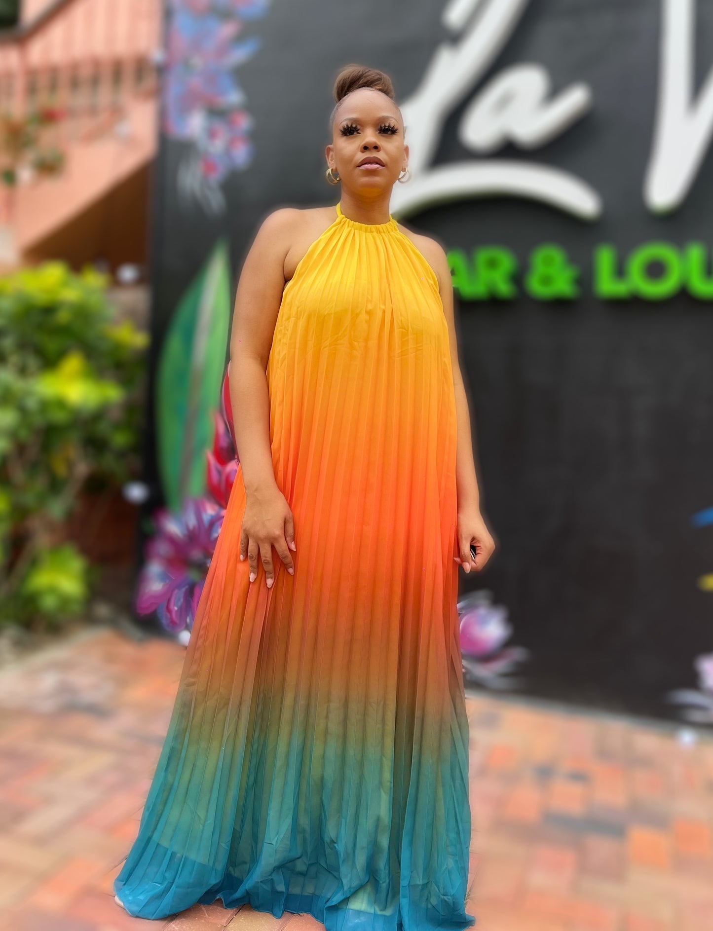 Tropical Sunset Maxi