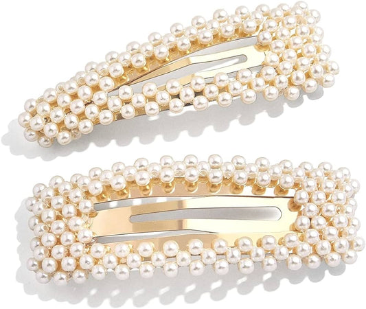 Pearl hair clips